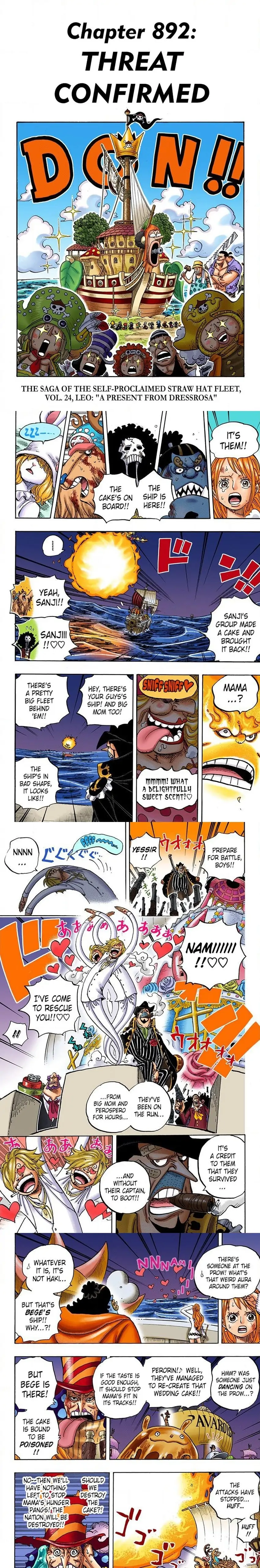 One Piece Digital Colored Chapter 892 image 1